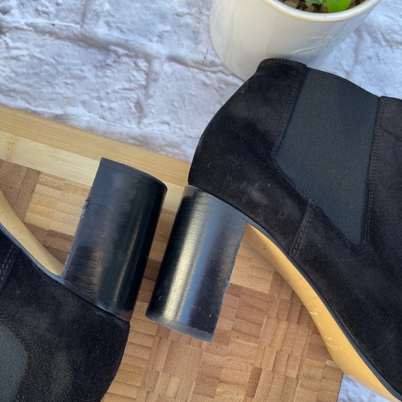 Rag & Bone Aslen Black Suede Boots Booties size 38 - Picture 7 of 8